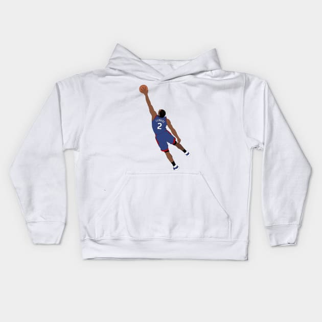 Kawhi Leonard Kids Hoodie by SickSticksCo